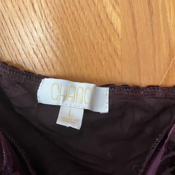 Chance velvet burn out bodysuit L - Picture 3 of 9